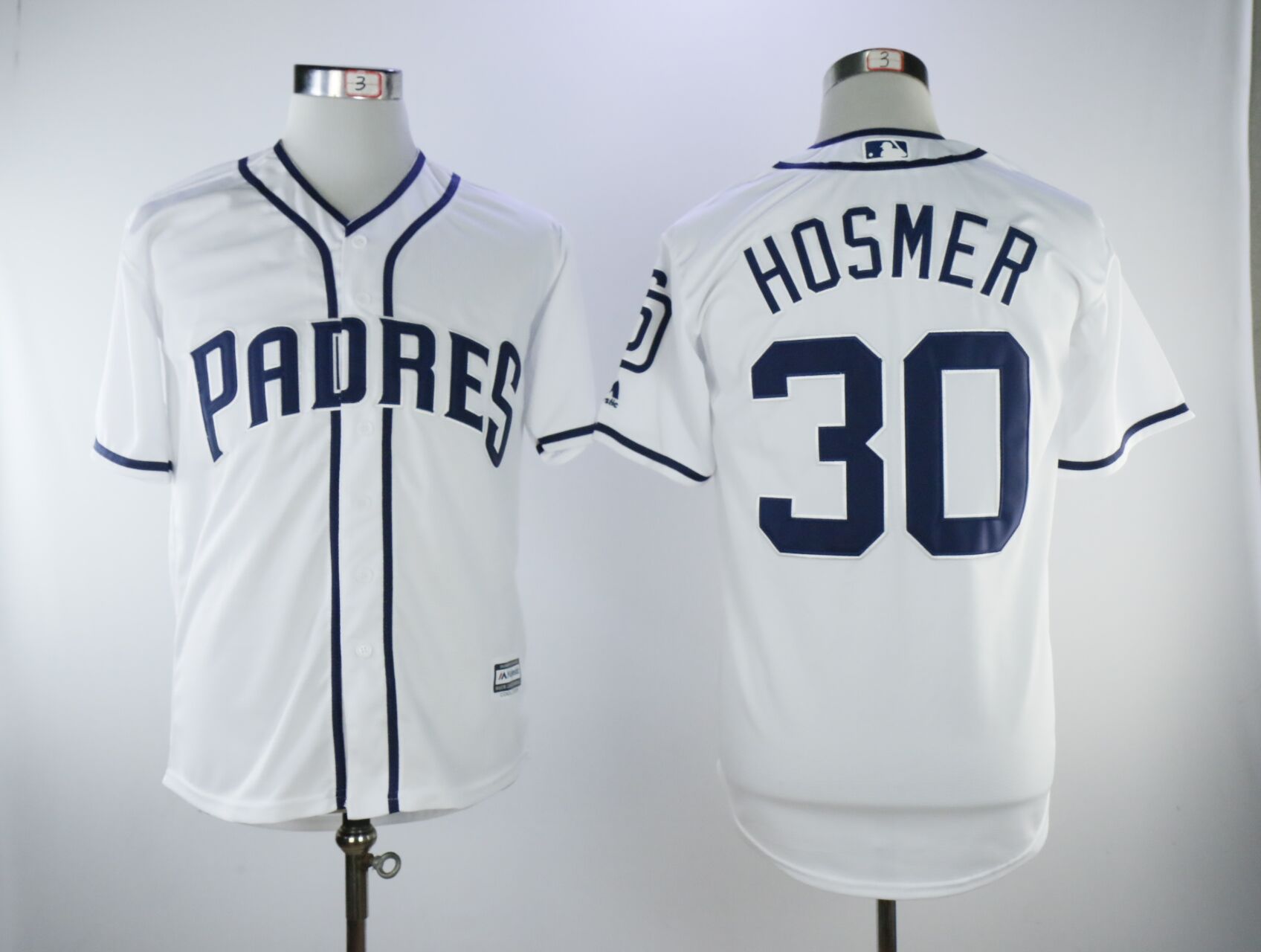 Men San Diego Padres #30 Hosmer White Game MLB Jerseys->women mlb jersey->Women Jersey